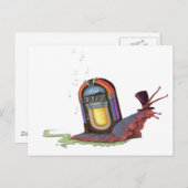 ジュークボックスカタツムリ ポストカード (正面/裏面)