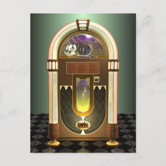 ジュークボックスポストカード ポストカード (正面)