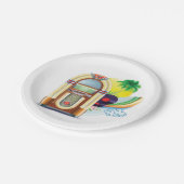 ジュークボックスミュージック ペーパープレート (アングル)