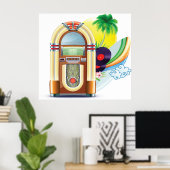 ジュークボックスミュージック ポスター (ホームオフィス)