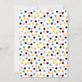 ジュークボックス50の誕生日パーティーへの招待 招待状 (裏面)