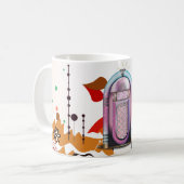 ジュークボックス コーヒーマグカップ (正面左)
