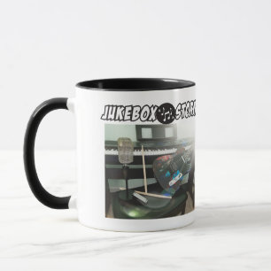 ジュークボックス·ストーム·コーヒー·マグ(2面、2トーン) マグカップ