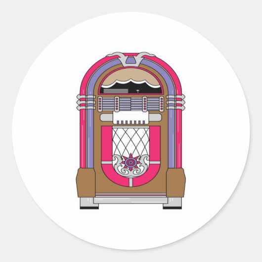 ジュークボックス ラウンドシール (正面)