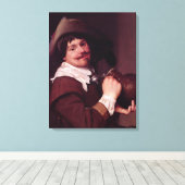 ジューグを持った人 キャンバスプリント (インサイチュ (ウッドフロア))