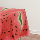 ジューシーでおいしい熟したスイカと種子デザイン テーブルクロス (インサイチュ)