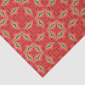 ジューシーでおいしい熟したスイカと種子デザイン 薄葉紙 (詳細)