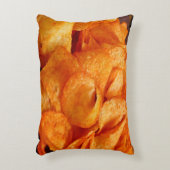 ジューシーでカリカリの黒いプレート。 アクセントクッション (正面(垂直))