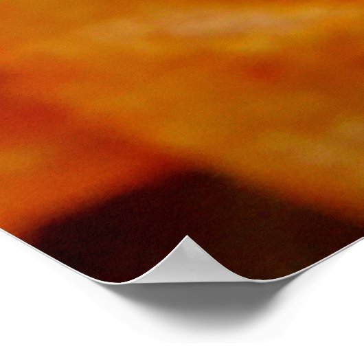 ジューシーでサクサクした黒いプレートのチップのクローズアップ。 ポスター (角)