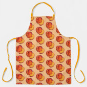 ジューシーで熟した夏の桃グルジア桃の果実 エプロン (正面)