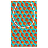 ジューシーで熟した夏の桃グルジア桃の果実 スモールペーパーバッグ (裏面)