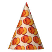 ジューシーで熟した夏の桃グルジア桃の果実 パーティーハット (左)