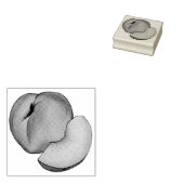 ジューシーで熟した夏の桃グルジア桃の果実 ラバースタンプ (押印)