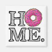 ジューシーで美味しいピンクドーナツハウスウォーマー マグネット (正面)