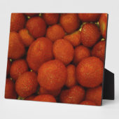 ジューシーなイチゴのプレート フォトプラーク (側面)