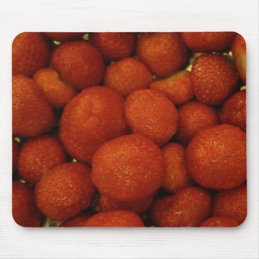 ジューシーなイチゴマウスパッド マウスパッド (正面)