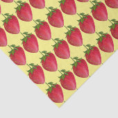 ジューシーなイチゴ果実カラフル水色 薄葉紙 (詳細)