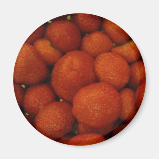 ジューシーなイチゴ磁石 マグネット (正面)