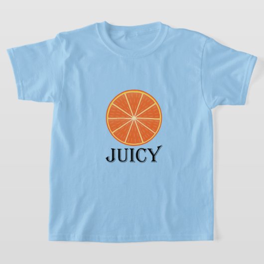 ジューシーなオレンジ – 女子の基本Tシャツ Tシャツ (レイダウン)