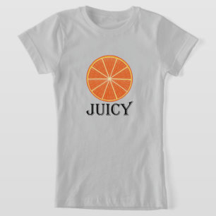 ジューシーなオレンジ – 女子素晴らしジャージーTシャツ Tシャツ