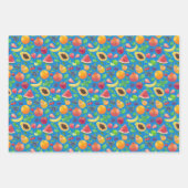 ジューシーなカラフル果実 ラッピングペーパーシート (正面2)