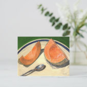 ジューシーなカンタロープカード ポストカード (スタンド正面)