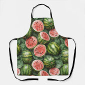 ジューシーなスイカのエプロン エプロン (正面)