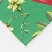 ジューシーなスイカの毛布ベビー、子供、大人 フリースブランケット (角)