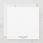 ジューシーなスイカ切りギンガムサマーピクニックパーティー 招待状 (裏面)