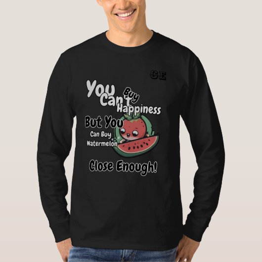 ジューシーなスイカ喜び Tシャツ (正面)