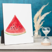 ジューシーなスイカ果実 フォトプラーク (側面)