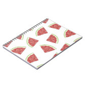 ジューシーなスイカ模様 ノートブック (左側)