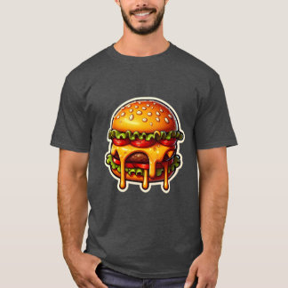 ジューシーなチーズバーガー6 Tシャツ