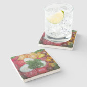 ジューシーなトマト ストーンコースター (横)