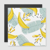 ジューシーなバナナの明るいヴィンテージパターン (正面/裏面)
