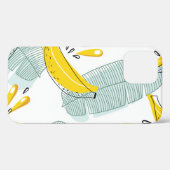 ジューシーなバナナの明るいヴィンテージパターン Case-Mate iPhoneケース (裏面 (横))
