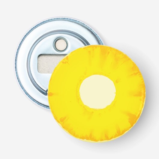 ジューシーなフルーツボトルオープナー – Pineapple 栓抜き (正面)