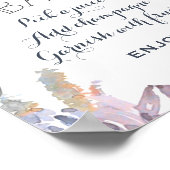 ジューシーなミモザ バー看板 ポスター (角)