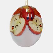 ジューシーなリンゴの運命 セラミックオーナメント (右)