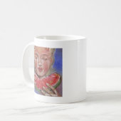 ジューシーなルーシー コーヒーマグカップ (正面左)