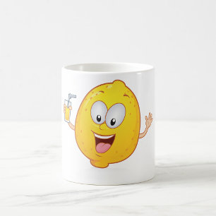 ジューシーなレモンドリンク コーヒーマグカップ