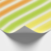 ジューシーなレモンライムとオレンジの柑橘類のフルーツストライプ類 ラッピングペーパー (角)