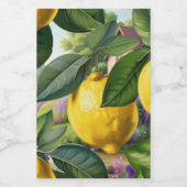 ジューシーなレモン フードラベル (シングルラベル)