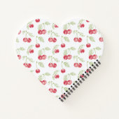 ジューシーな喜びの赤い緑 ノートブック (裏面)