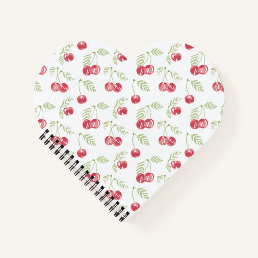 ジューシーな喜びの赤い緑 ノートブック (正面)