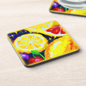 ジューシーな星とフルーティーな空。買今 コースター (左側)