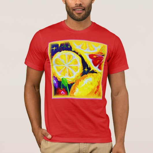 ジューシーな星とフルーティーな空。買今 Tシャツ (正面)