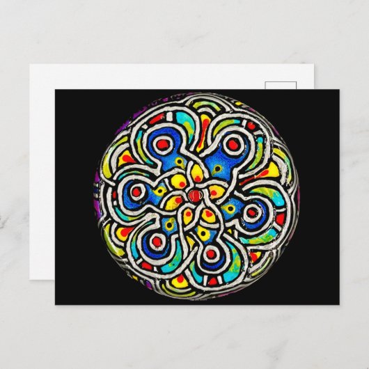 ジューシーな曼荼羅 ポストカード (正面/裏面)