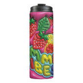 ジューシーな果実を持つ3D膨張タンブラー夏の雰囲気 タンブラー (正面)