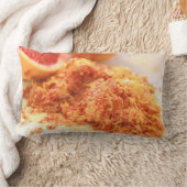 ジューシーな柑橘系の血オレンジと味 ランバークッション (ブランケット)